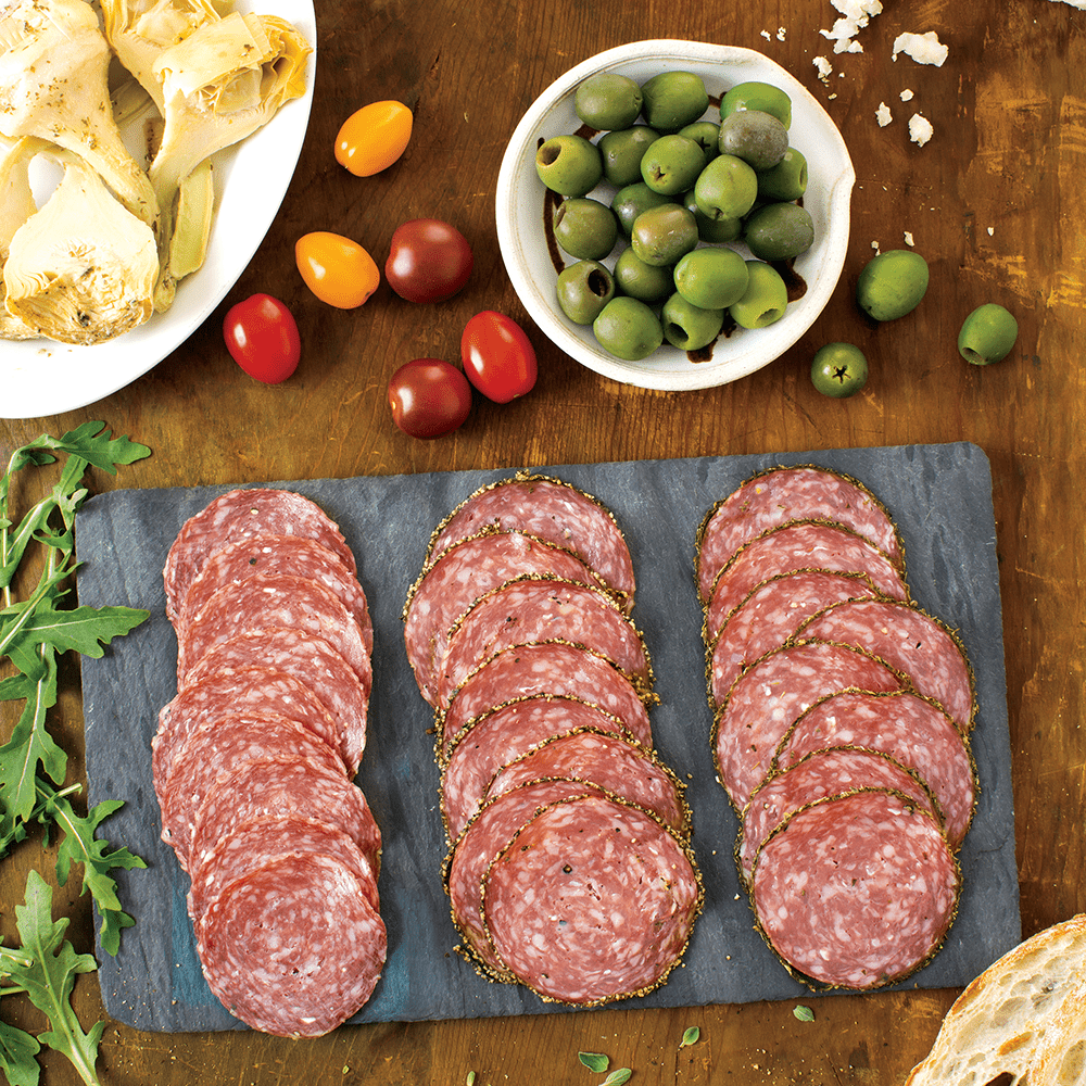 Products Traditional Italian Natural Genoa Salami Trio Applegate